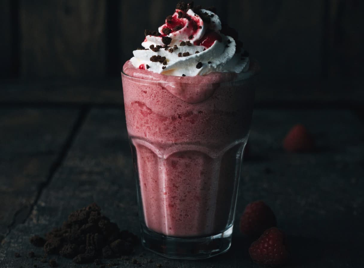 Himbeer-Cheesecake Shake
