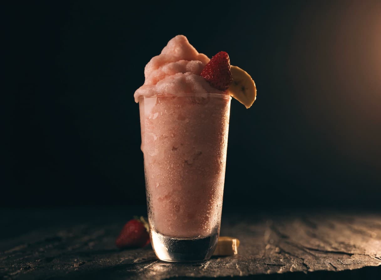 Erdbeer-Banane-Slush