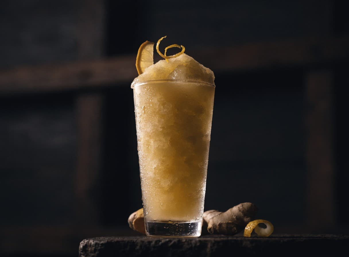 Ingwer-Zitronen-Booster-Slush