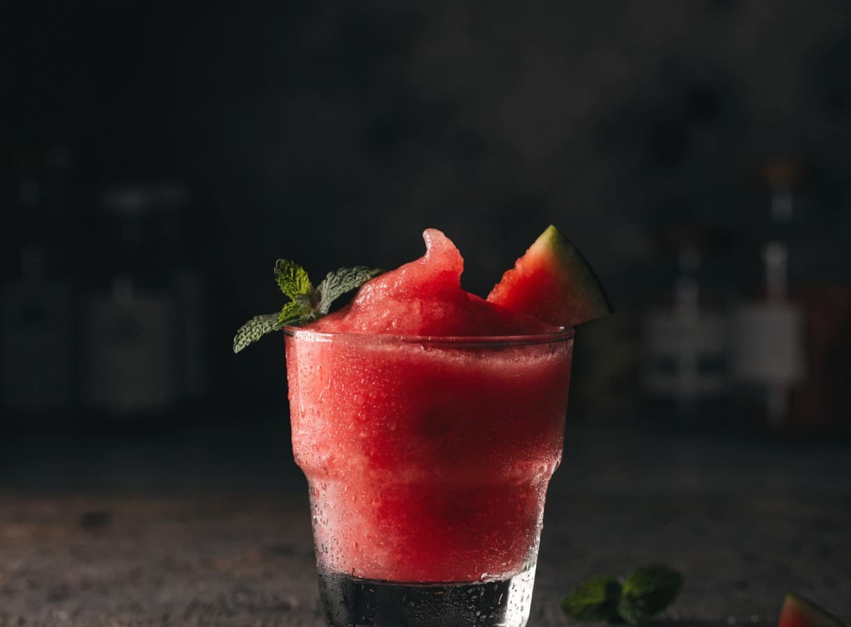 Wassermelone-Minze-Refresher